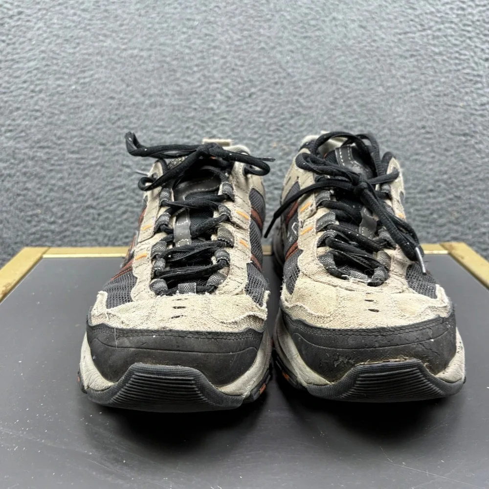 Skechers‎ Sport 51241 Mens Size 10 Taupe Black Orange Trail Hiking Sneakers